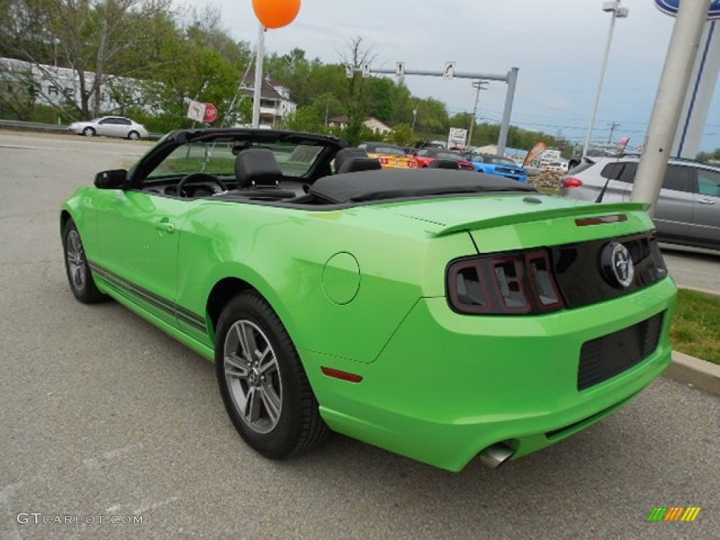 Gotta Have It Green 2013 Ford Mustang V6 Premium Convertible Exterior Photo #80921109