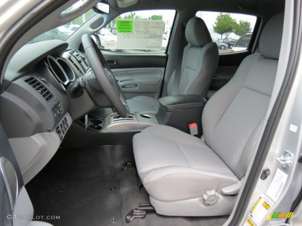 Graphite Interior 2013 Toyota Tacoma V6 TRD Double Cab 4x4 Photo #80921175