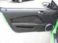 Charcoal Black 2013 Ford Mustang V6 Premium Convertible Door Panel