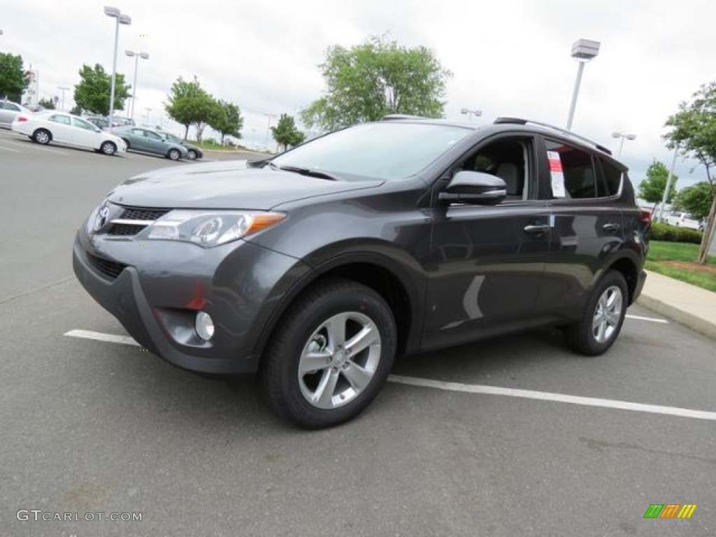 2013 RAV4 XLE - Magnetic Gray Metallic / Ash photo #3