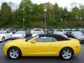 Rally Yellow - Camaro LT Convertible Photo No. 2