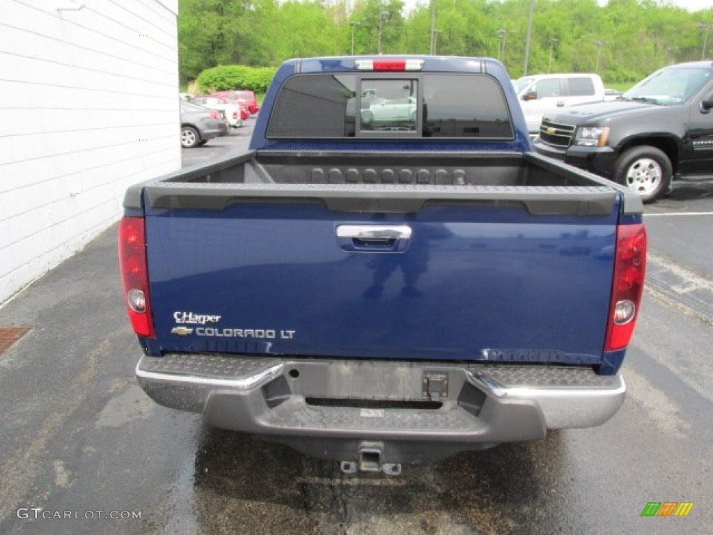 2009 Colorado LT Crew Cab 4x4 - Deep Navy Blue / Ebony photo #9