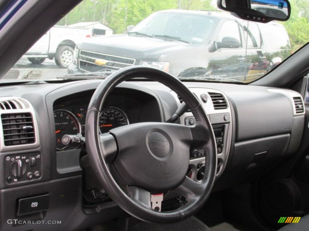2009 Colorado LT Crew Cab 4x4 - Deep Navy Blue / Ebony photo #12
