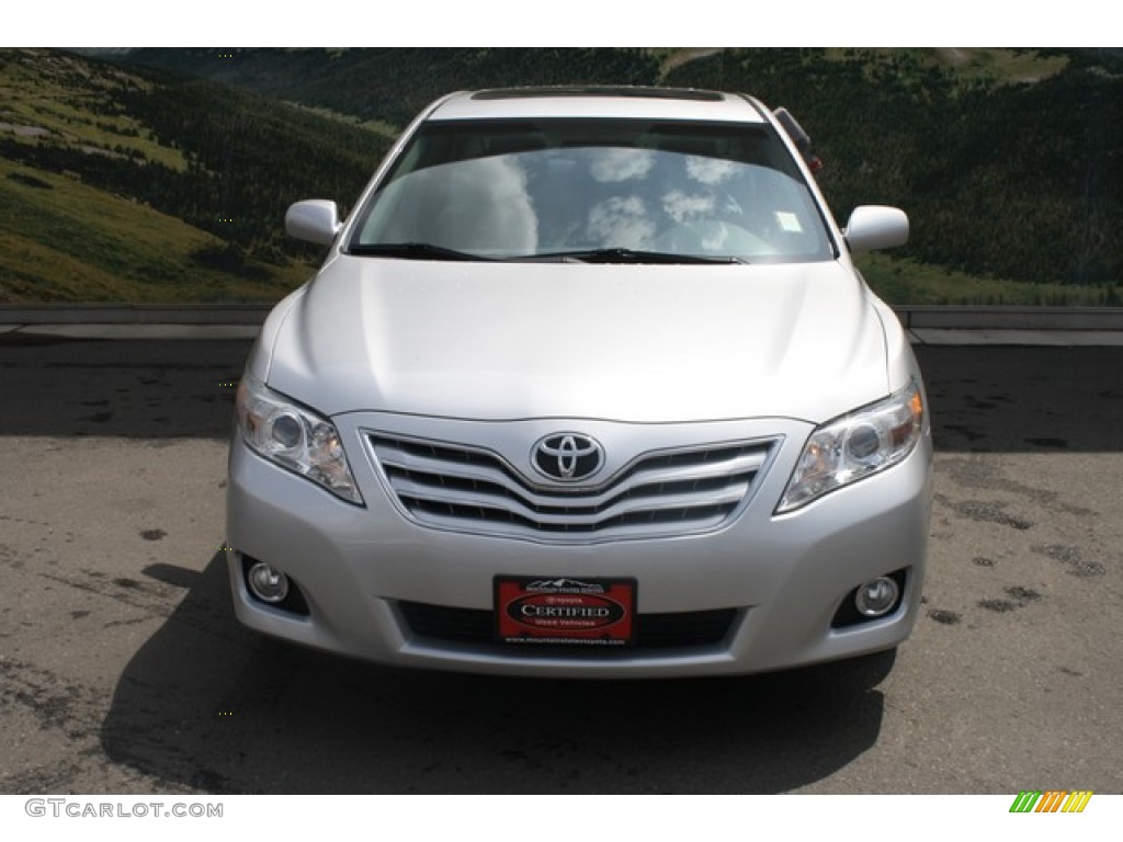 2010 Camry XLE V6 - Classic Silver Metallic / Ash Gray photo #7