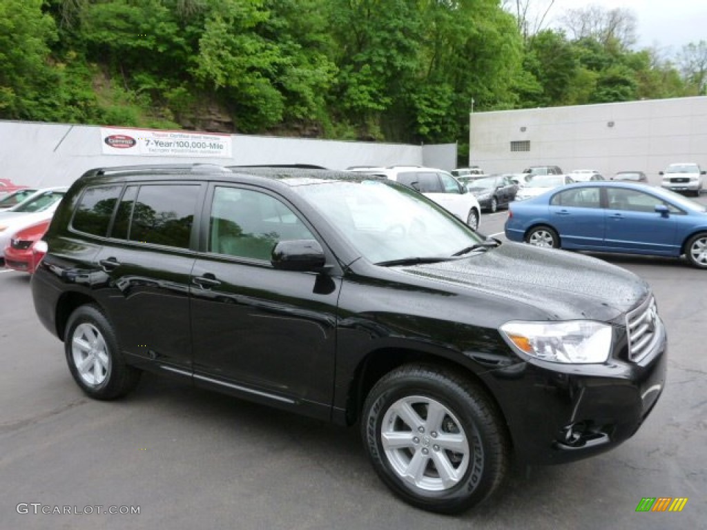 2010 Highlander SE 4WD - Black / Ash photo #1