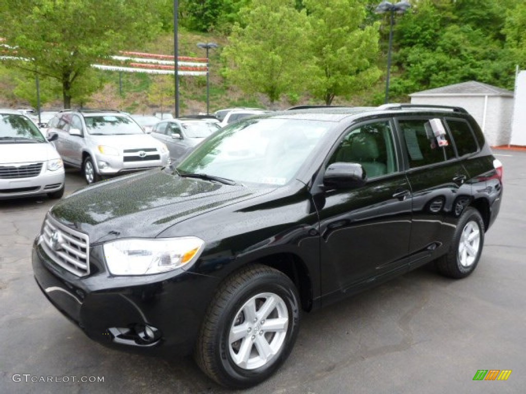 Black 2010 Toyota Highlander SE 4WD Exterior Photo #80924451