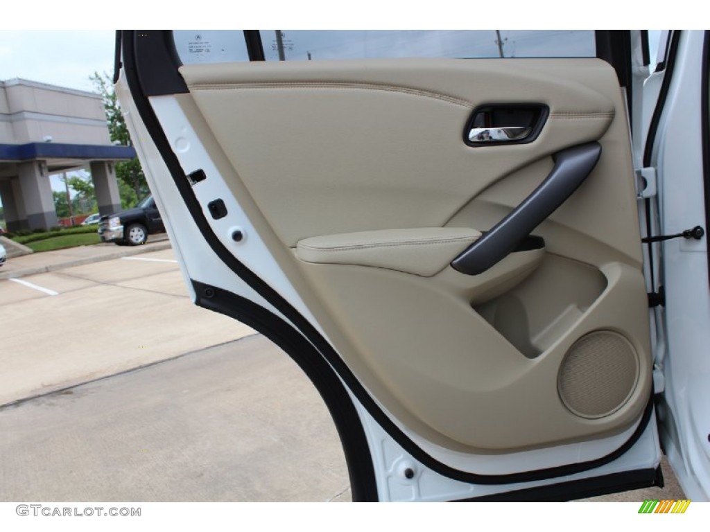 2014 Acura RDX Standard RDX Model Parchment Door Panel Photo #80924457