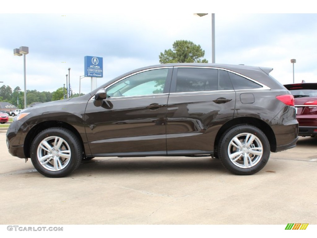 Kona Coffee Metallic 2014 Acura RDX Technology Exterior Photo #80925104