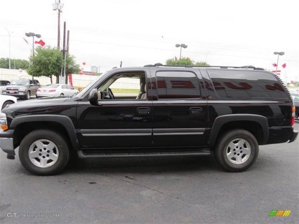 Black 2005 Chevrolet Suburban 1500 LT Exterior Photo #80925120