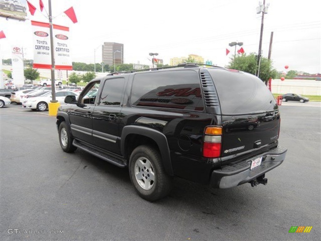 2005 Suburban 1500 LT - Black / Tan/Neutral photo #5