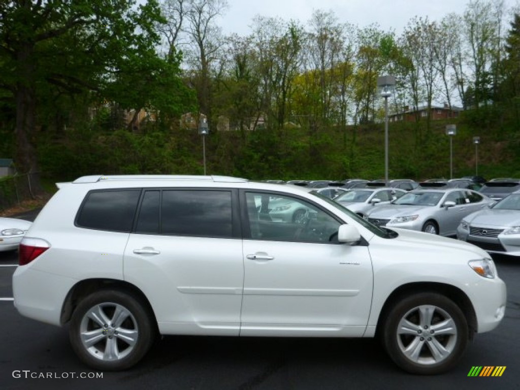 Blizzard White Pearl 2010 Toyota Highlander Limited 4WD Exterior Photo #80925459