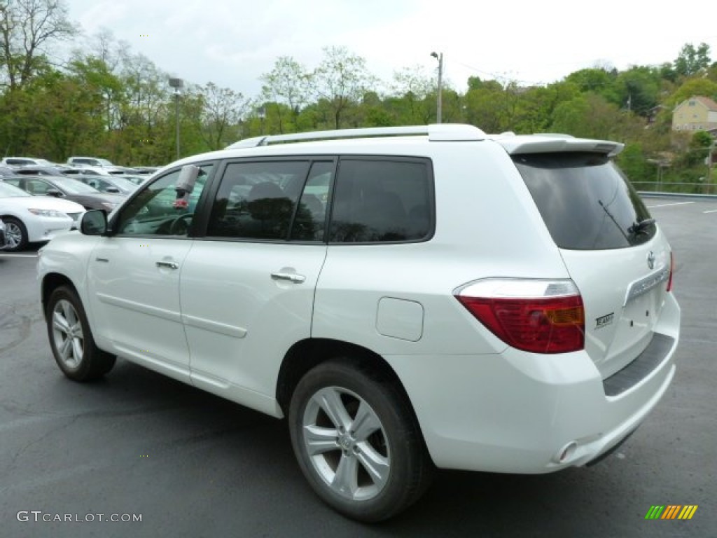 2010 Highlander Limited 4WD - Blizzard White Pearl / Ash photo #13