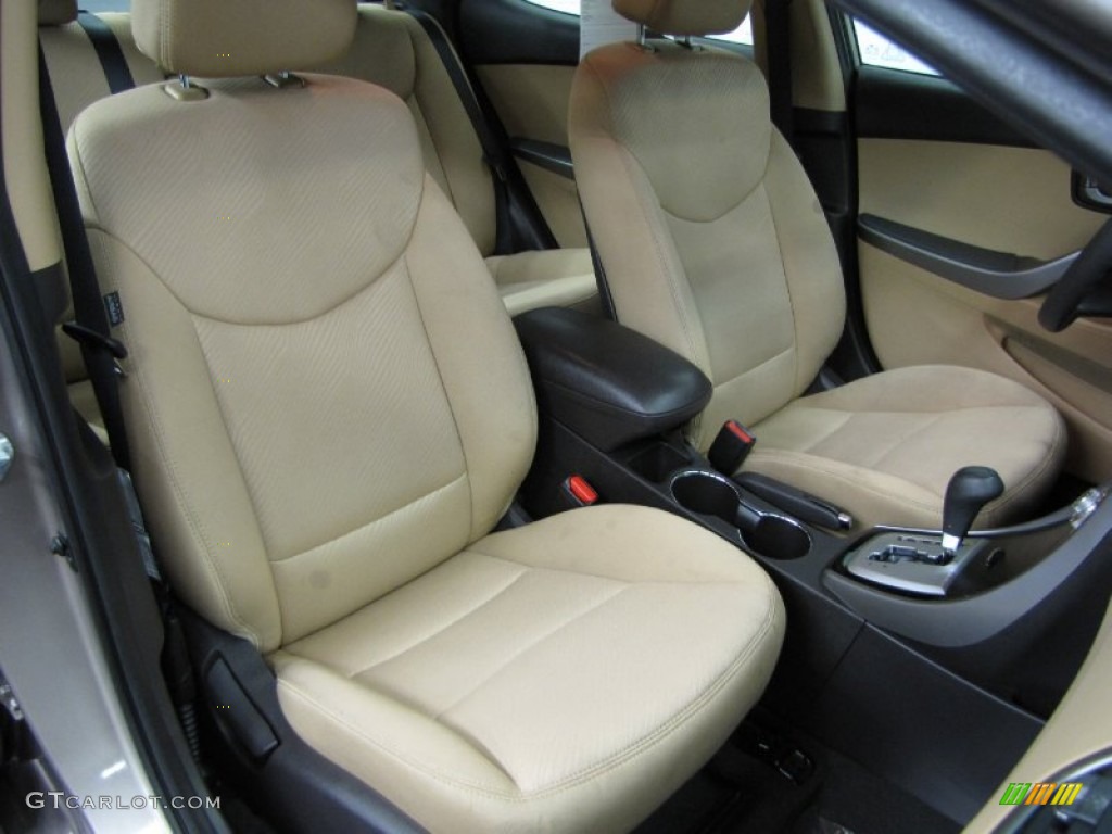2012 Elantra GLS - Desert Bronze / Beige photo #9