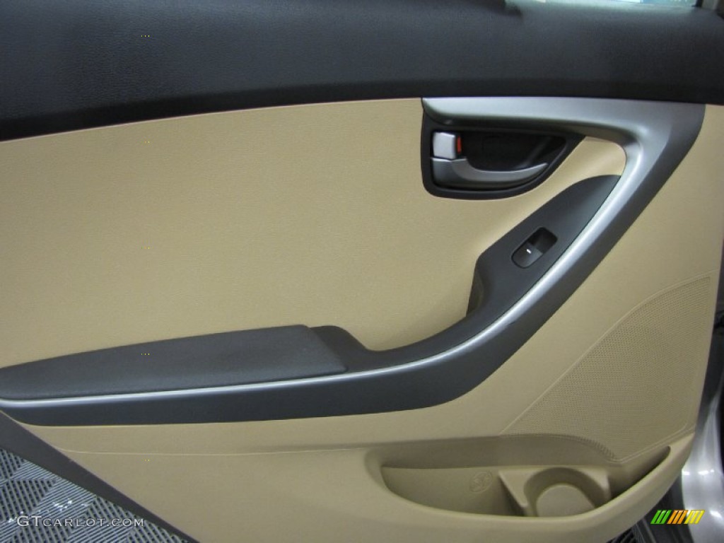 2012 Elantra GLS - Desert Bronze / Beige photo #12