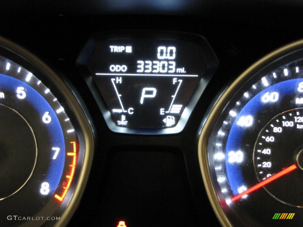 2012 Elantra GLS - Desert Bronze / Beige photo #17