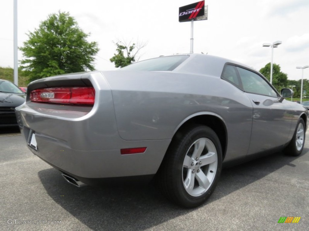 2013 Challenger SXT - Billet Silver Metallic / Dark Slate Gray photo #3