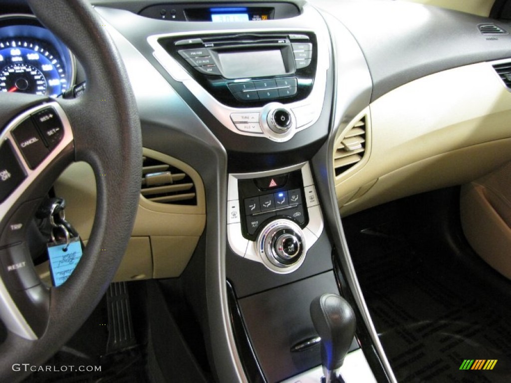 2012 Elantra GLS - Desert Bronze / Beige photo #19
