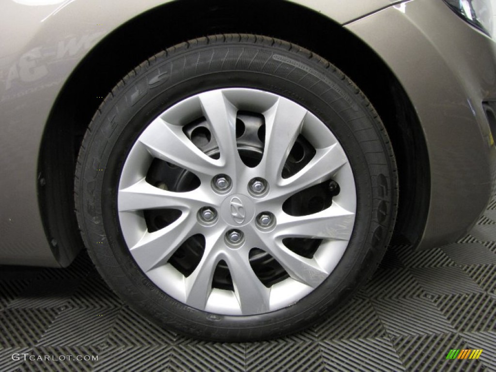 2012 Elantra GLS - Desert Bronze / Beige photo #21