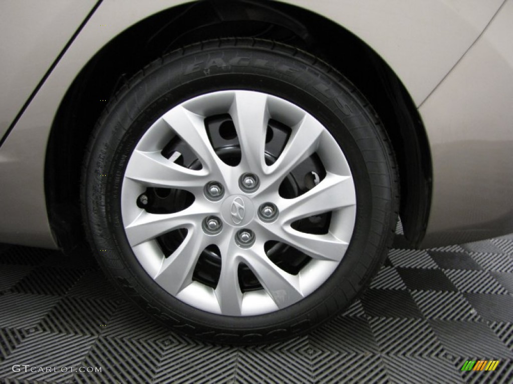 2012 Elantra GLS - Desert Bronze / Beige photo #22