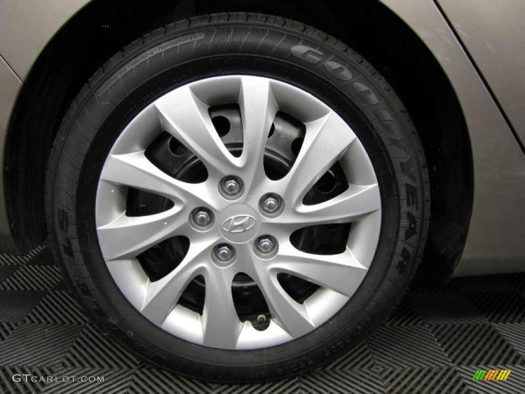 2012 Elantra GLS - Desert Bronze / Beige photo #23