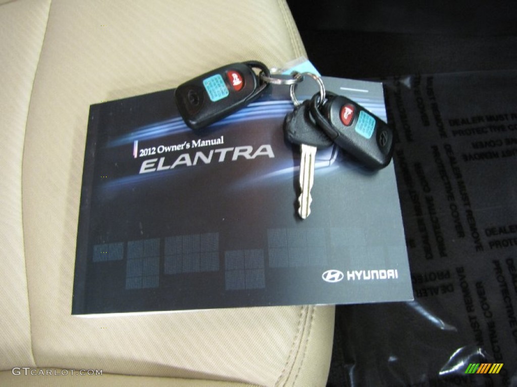 2012 Elantra GLS - Desert Bronze / Beige photo #24