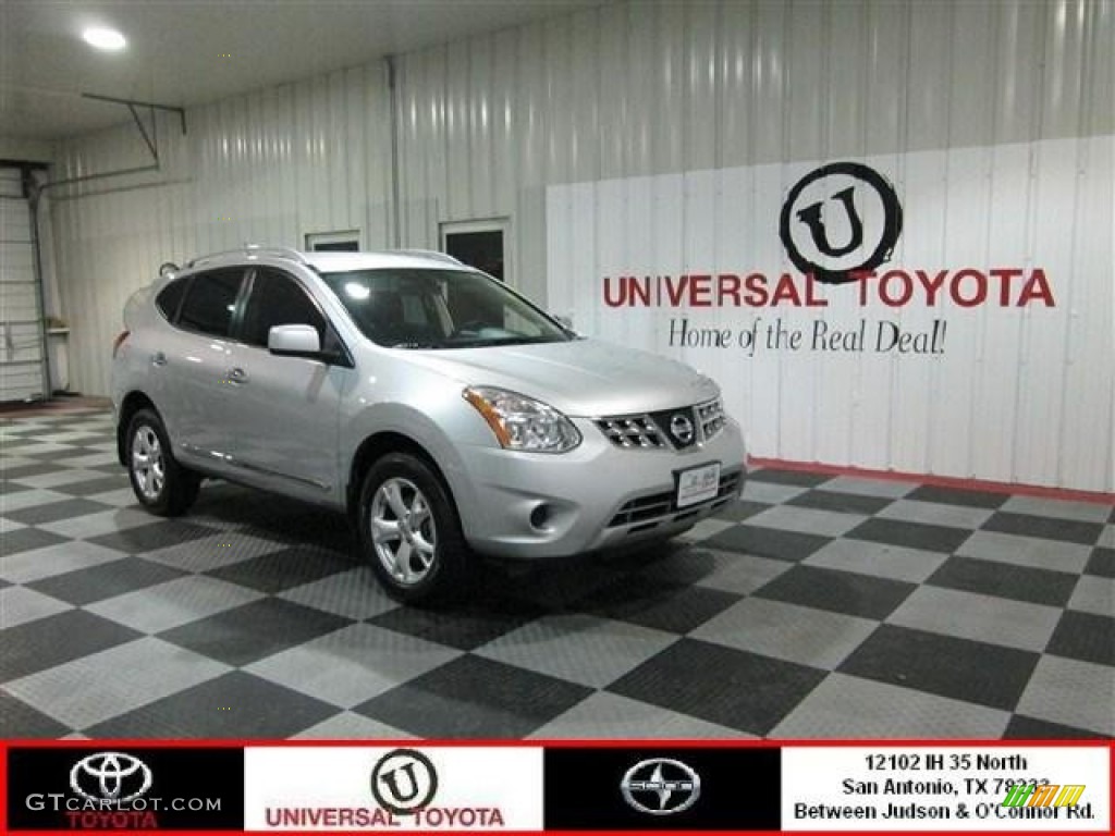 2011 Rogue S - Silver Ice Metallic / Black photo #1
