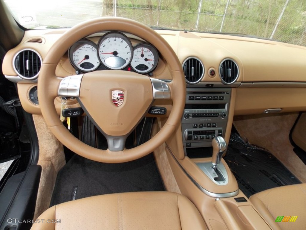 2006 Porsche Boxster S Sand Beige Dashboard Photo #80926537