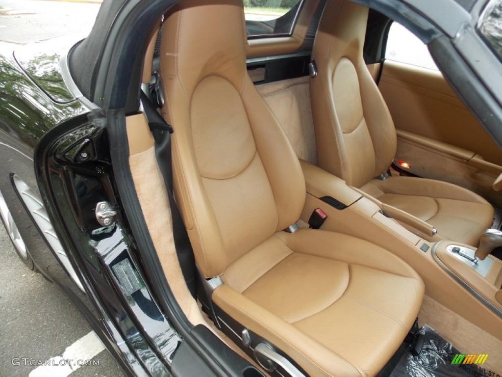 Sand Beige Interior 2006 Porsche Boxster S Photo #80926585