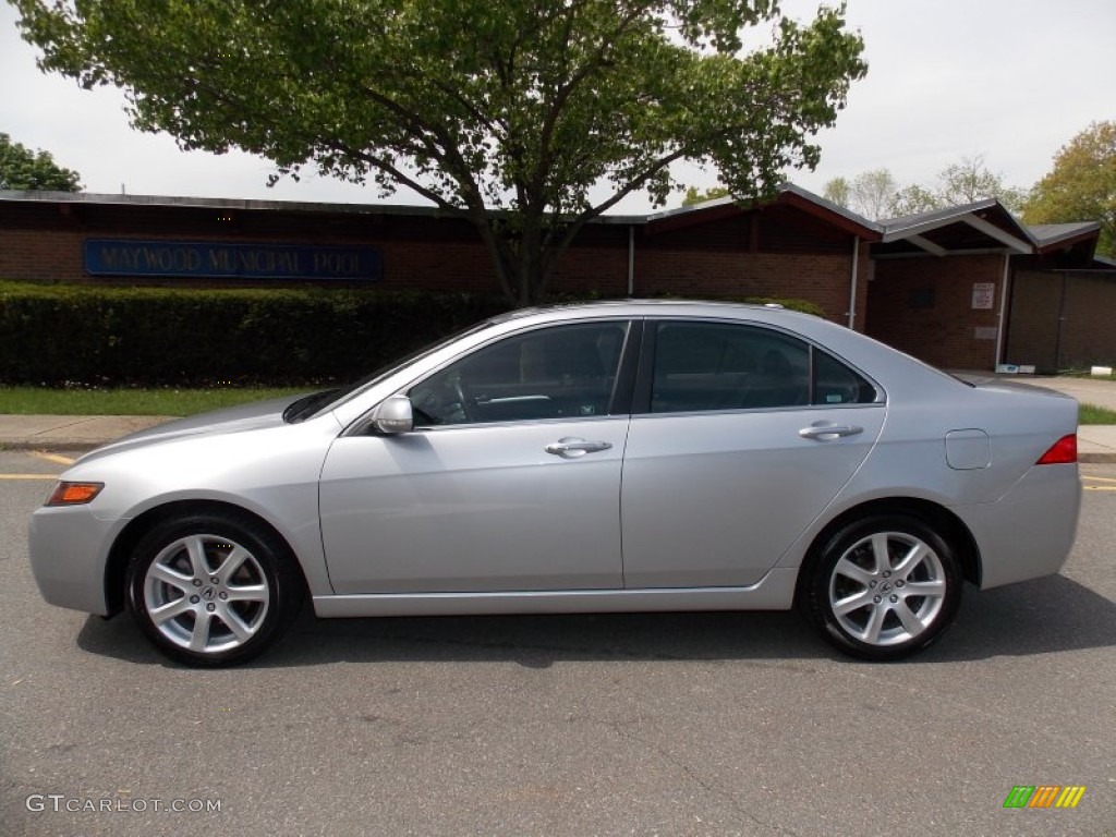 Satin Silver Metallic 2005 Acura TSX Sedan Exterior Photo #80927061