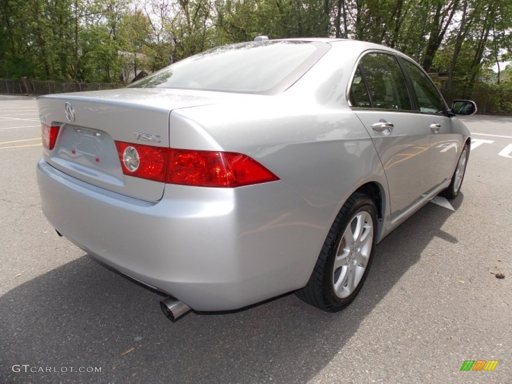 Satin Silver Metallic 2005 Acura TSX Sedan Exterior Photo #80927127