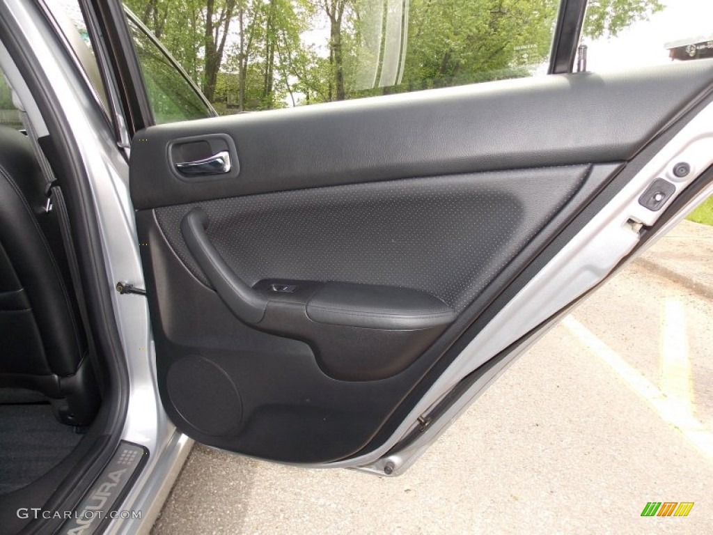 2005 Acura TSX Sedan Ebony Door Panel Photo #80927496