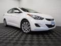 Polar White 2011 Hyundai Elantra GLS