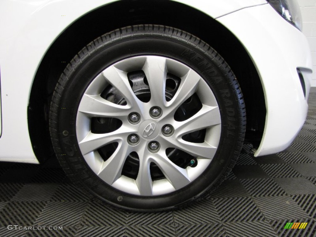 2011 Elantra GLS - Polar White / Beige photo #23