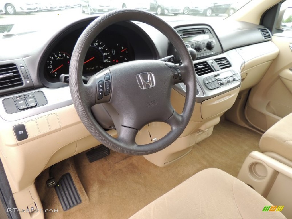 2009 Honda Odyssey EX Ivory Dashboard Photo #80929293