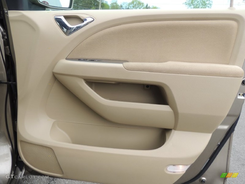2009 Honda Odyssey EX Ivory Door Panel Photo #80929531