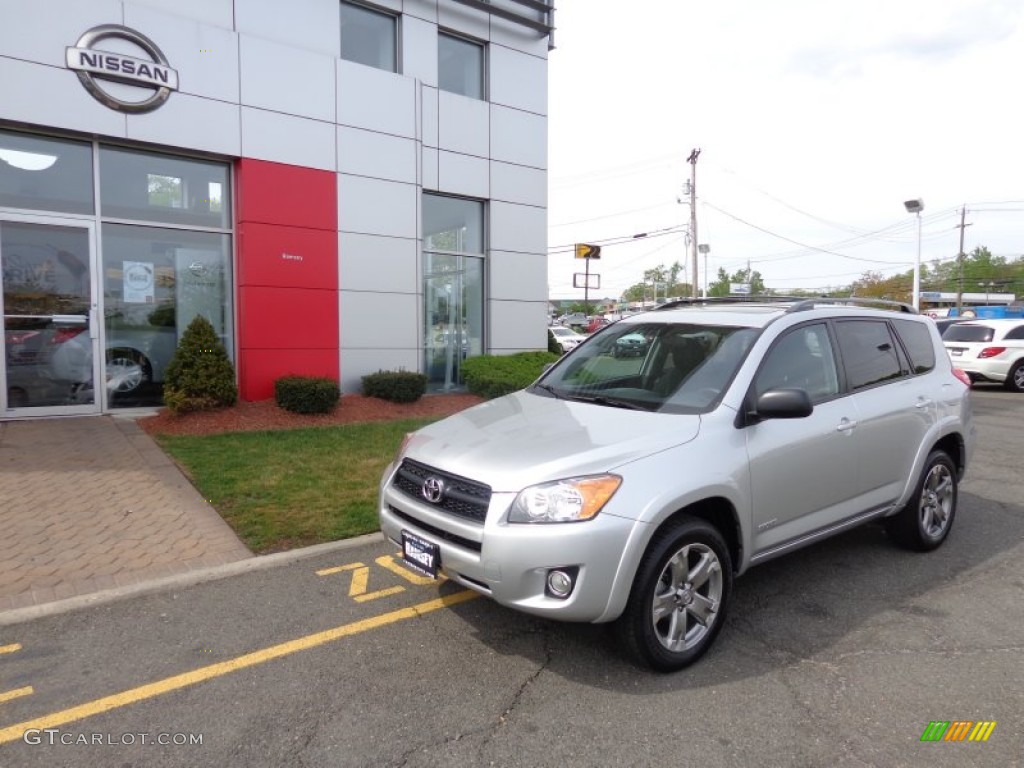 2012 RAV4 Sport 4WD - Classic Silver Metallic / Dark Charcoal photo #1