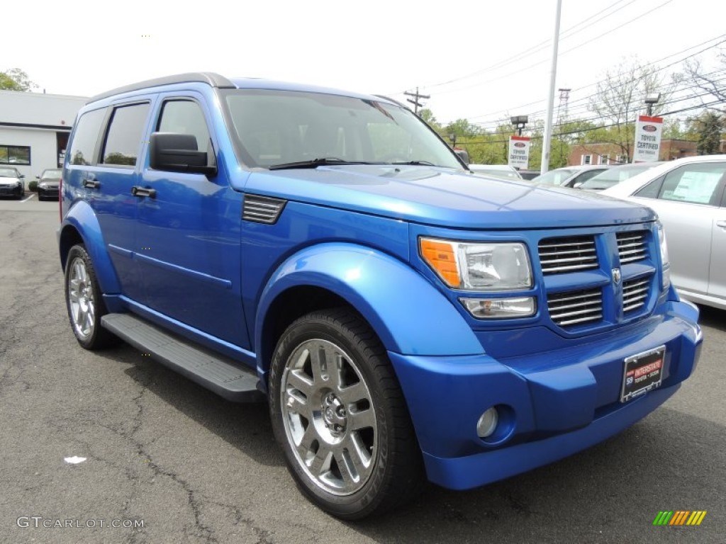 2007 Nitro R/T 4x4 - Electric Blue Pearl / Dark Slate Gray photo #3