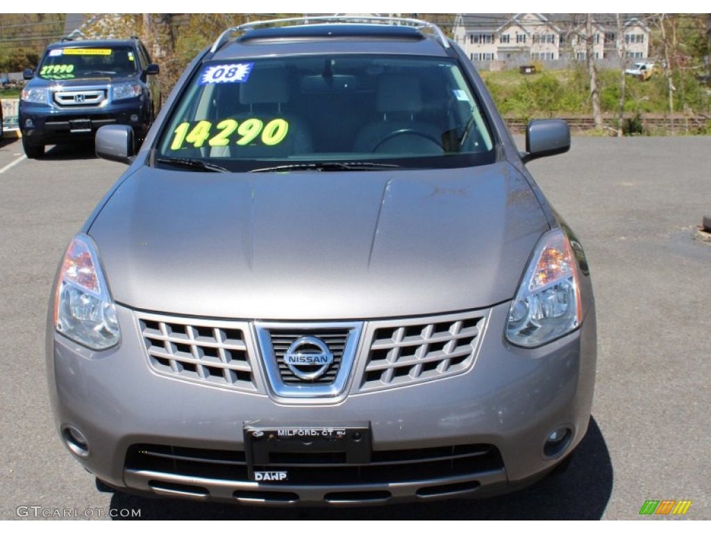2008 Rogue SL AWD - Iridium Graphite Metallic / Gray photo #2