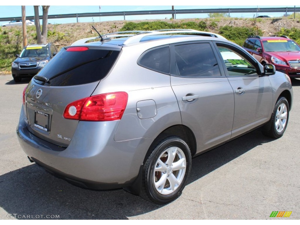 2008 Rogue SL AWD - Iridium Graphite Metallic / Gray photo #5