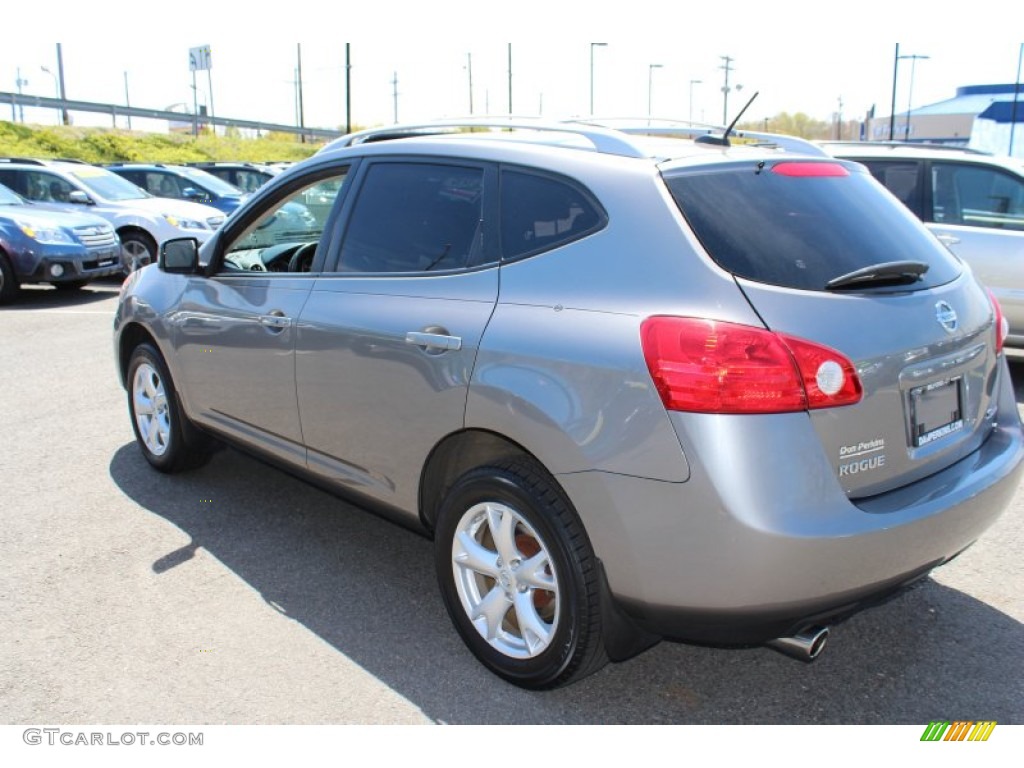 2008 Rogue SL AWD - Iridium Graphite Metallic / Gray photo #10