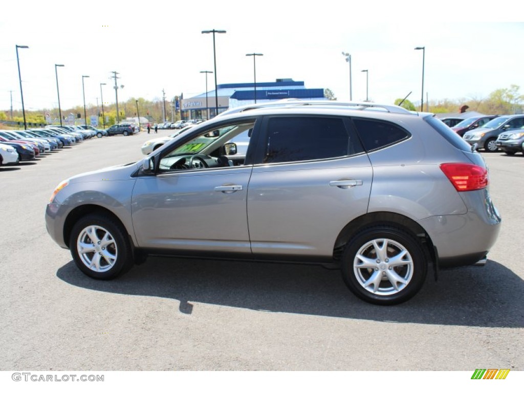2008 Rogue SL AWD - Iridium Graphite Metallic / Gray photo #11