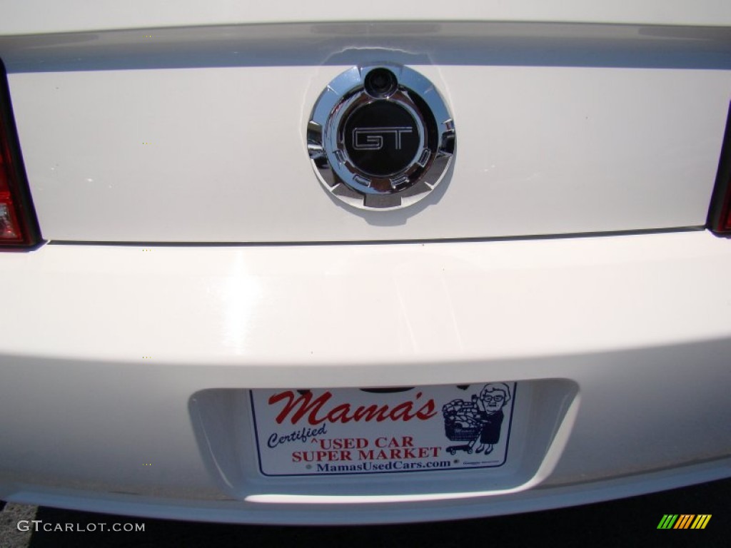 2006 Mustang GT Premium Convertible - Performance White / Light Parchment photo #27