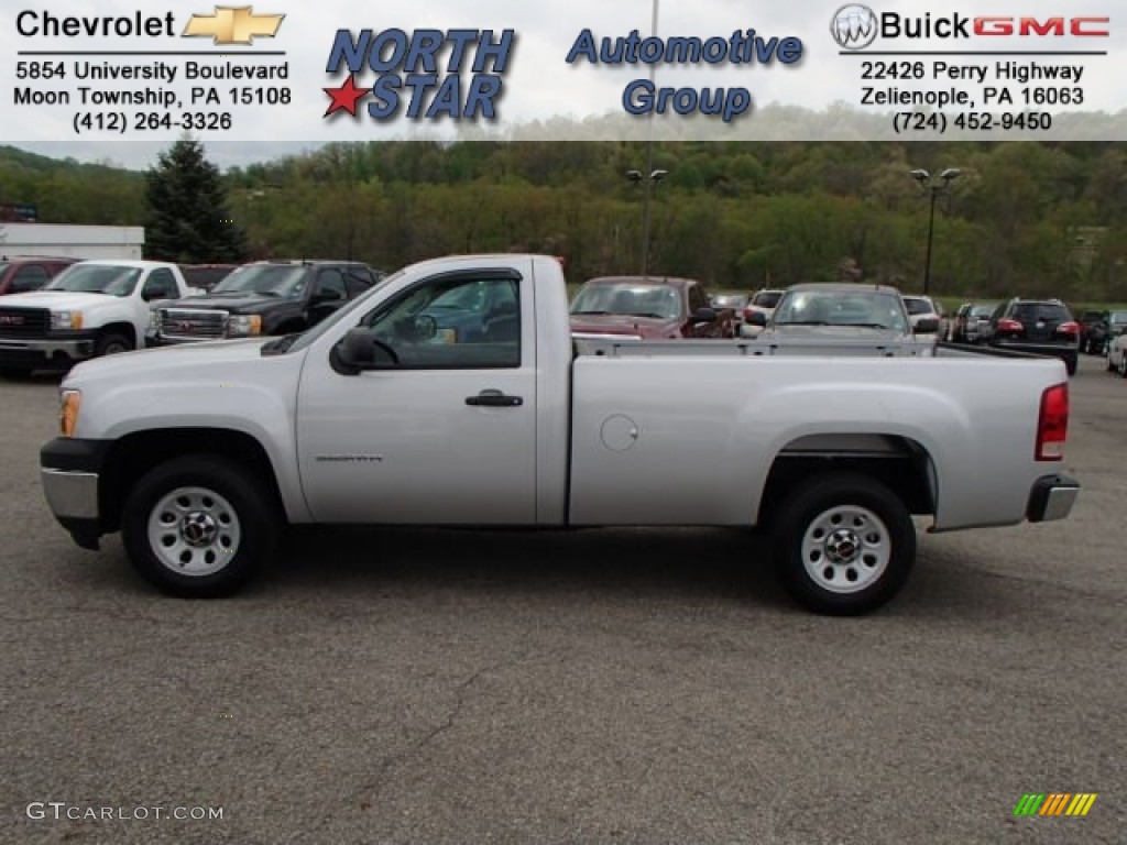 2013 Sierra 1500 Regular Cab - Quicksilver Metallic / Dark Titanium photo #1