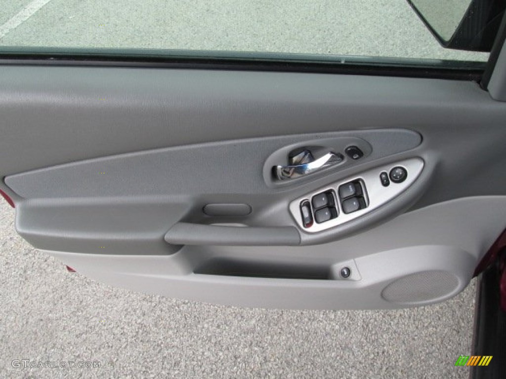 2007 Chevrolet Malibu LS Sedan Titanium Gray Door Panel Photo #80931759