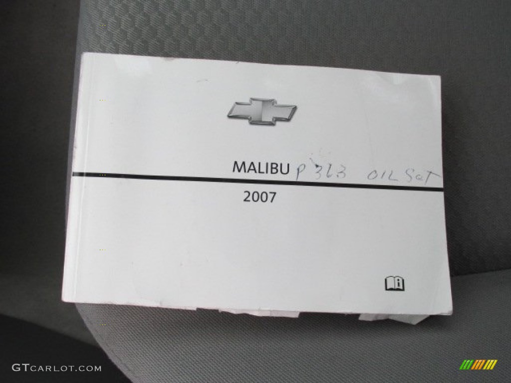 2007 Malibu LS Sedan - Sport Red Metallic / Titanium Gray photo #18