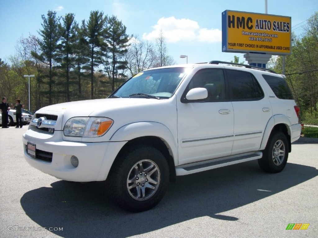 2006 Sequoia Limited 4WD - Natural White / Light Charcoal photo #1