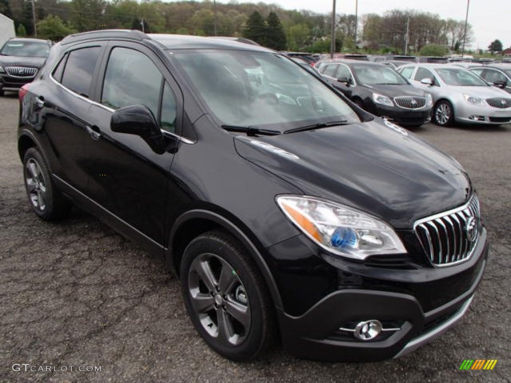 2013 Encore Convenience AWD - Carbon Black Metallic / Titanium photo #4