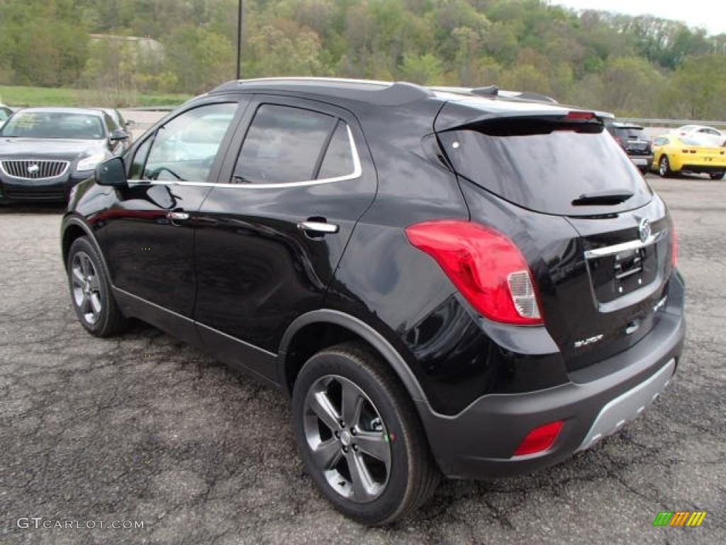 2013 Encore Convenience AWD - Carbon Black Metallic / Titanium photo #8