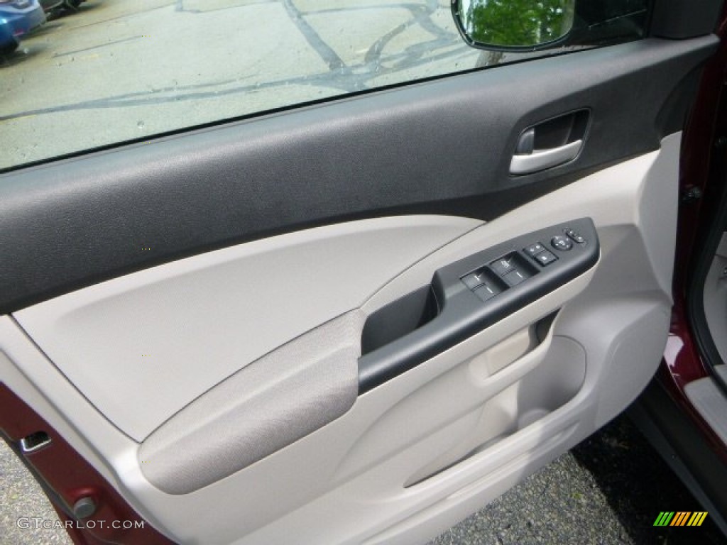 2013 Honda CR-V LX AWD Gray Door Panel Photo #80932779