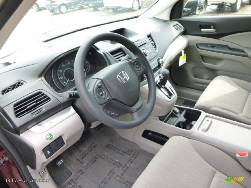 Gray Interior 2013 Honda CR-V LX AWD Photo #80932800